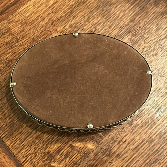 Vintage Gold Filigree Dresser Mirror - Picture 5 of 7